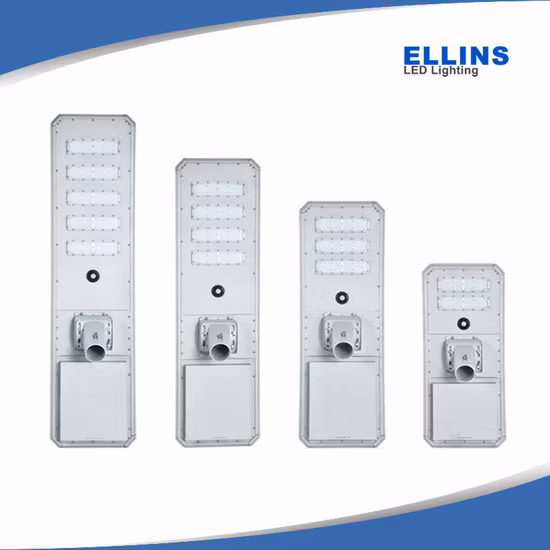 Réverbères solaires résistants aux intempéries IP65 avec panneau solaire monocristallin à haut rendement