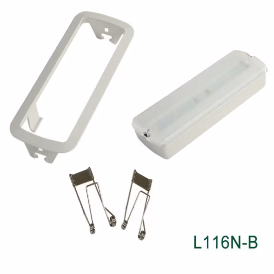 Éclairage de secours à DEL rechargeable à piles encastré au plafond de 3 W